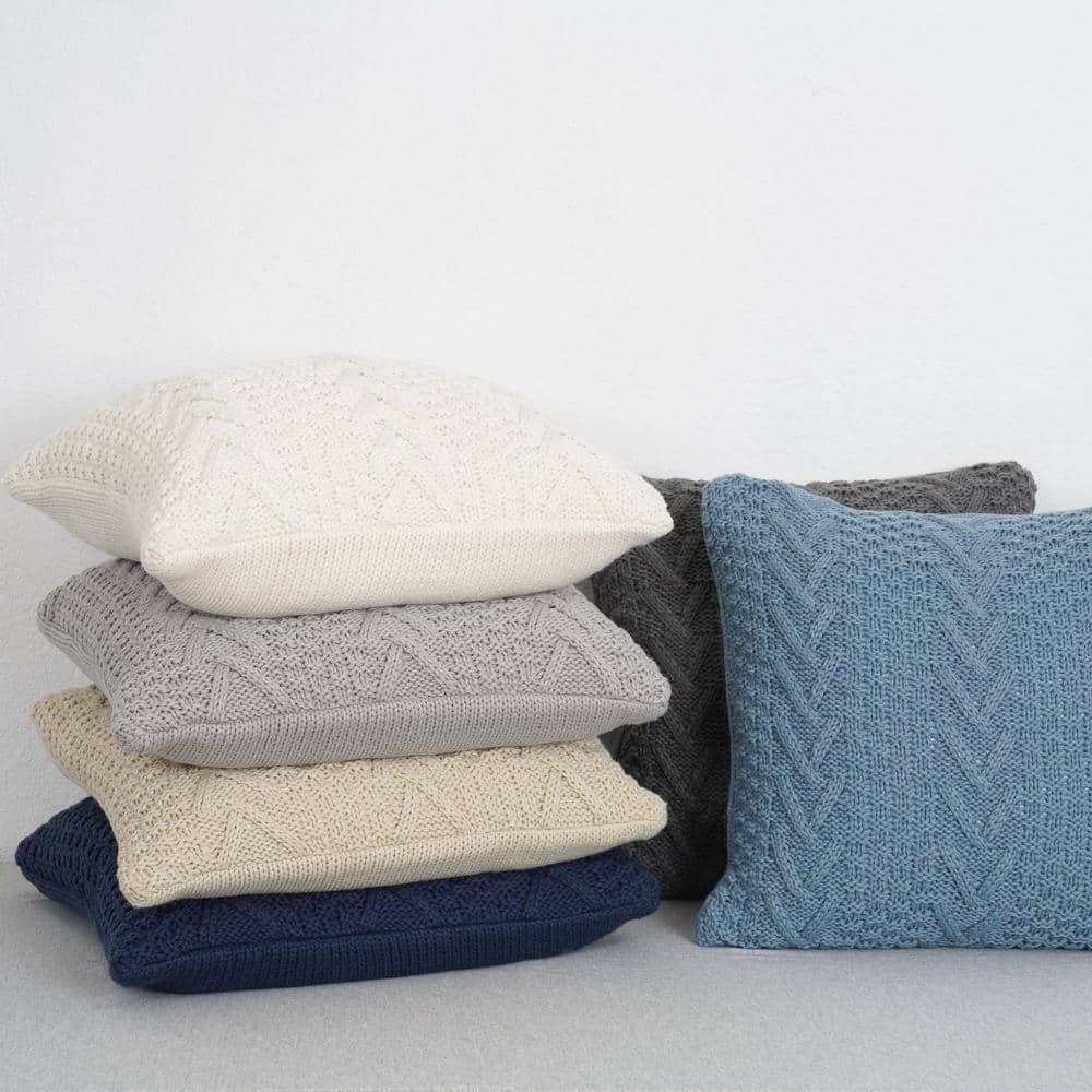 EverGrace Ratree Chunky Reversible Throw Pillow