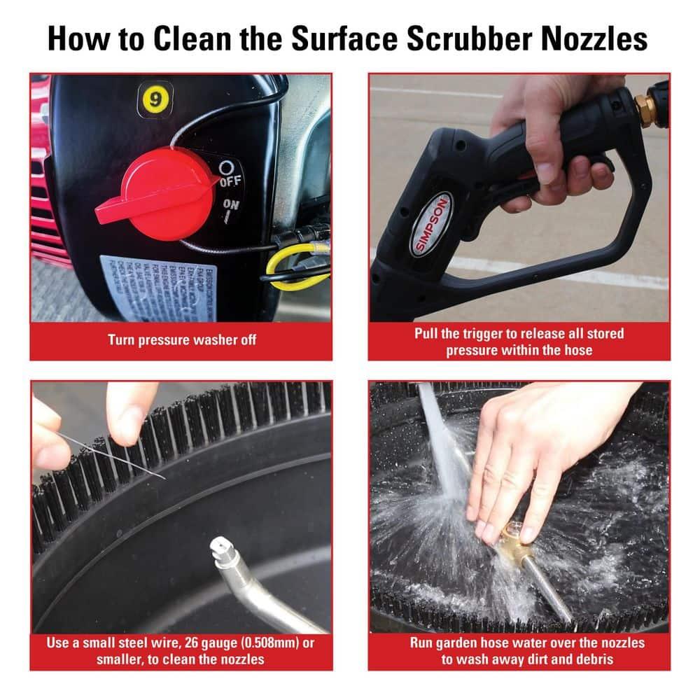 Simpson Genuine OEM 15" Surface Scrubber Kit, 3700psi - 80165