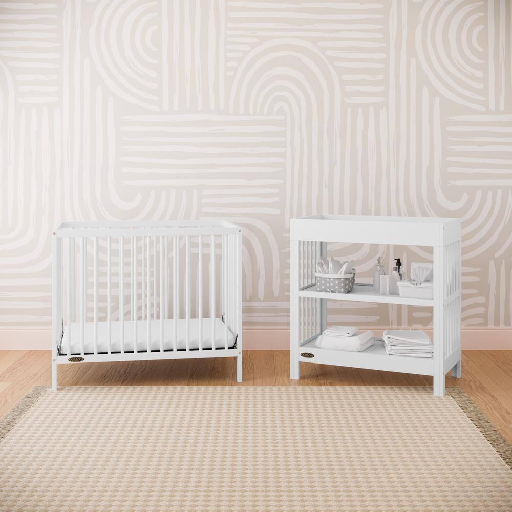 Teddi 4-in-1 Mini Convertible Crib with Mattress