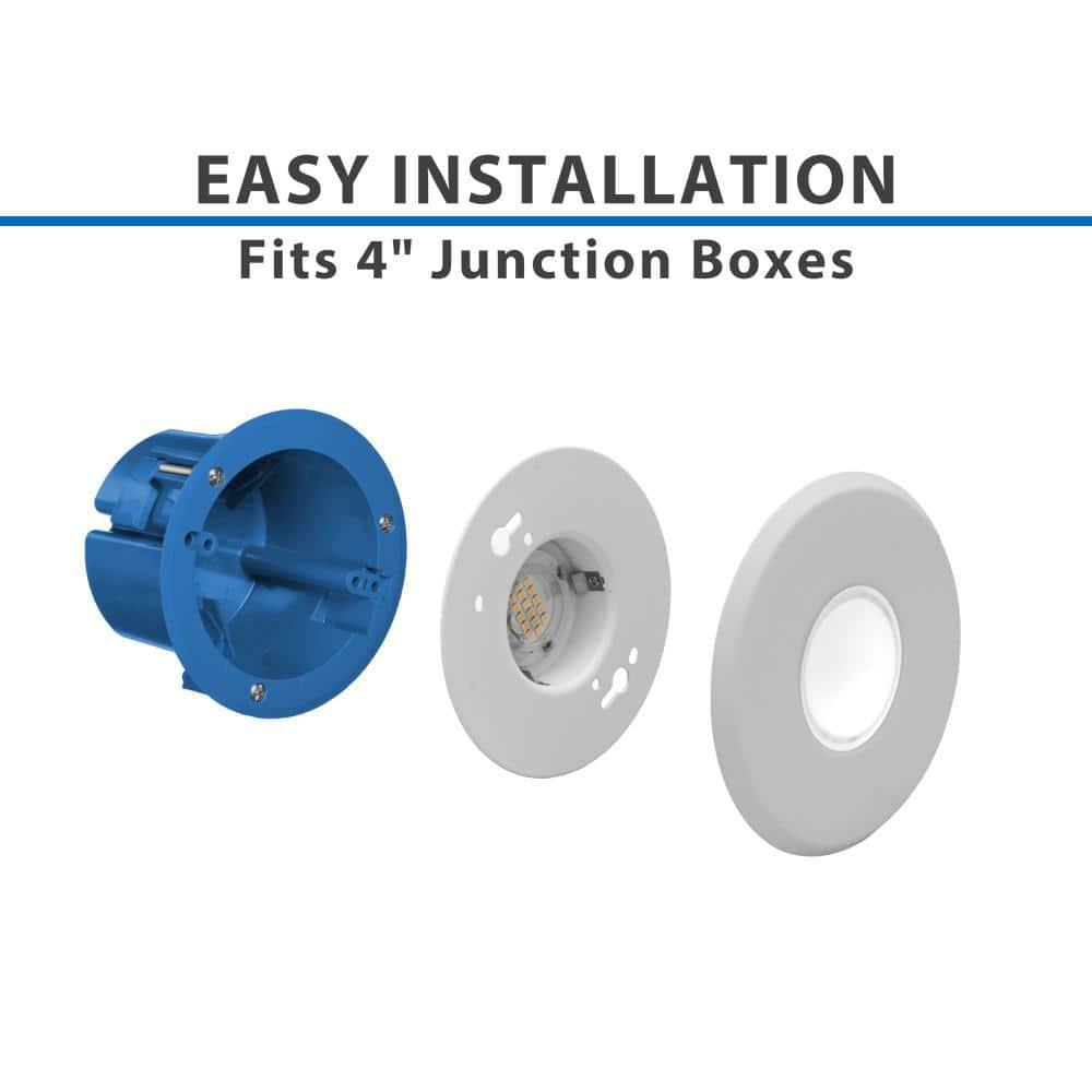 DLFv3 Round 5'' Dimmable LED Canless Recessed Lighting Kit