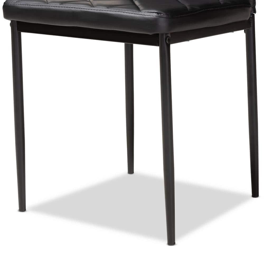 Dalisa 18.11'' H Tufted Faux Leather Upholstered Parsons Chair