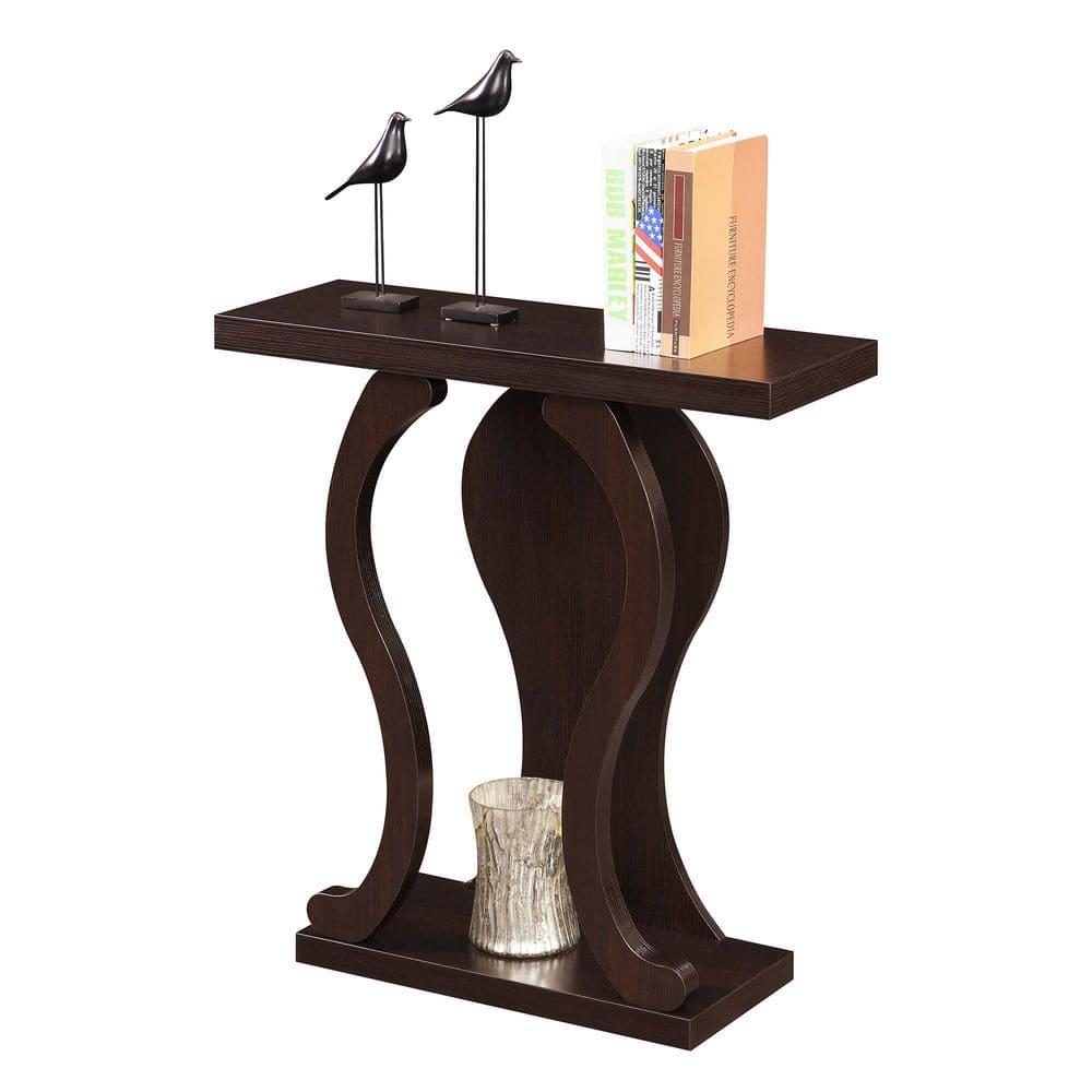 Convenience Concepts Newport Terry B Console Table, Espresso