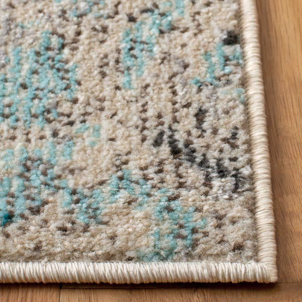 Madison MAD422 Power Loomed Indoor Area Rug - Grey/Blue - 10'x14' - Safavieh