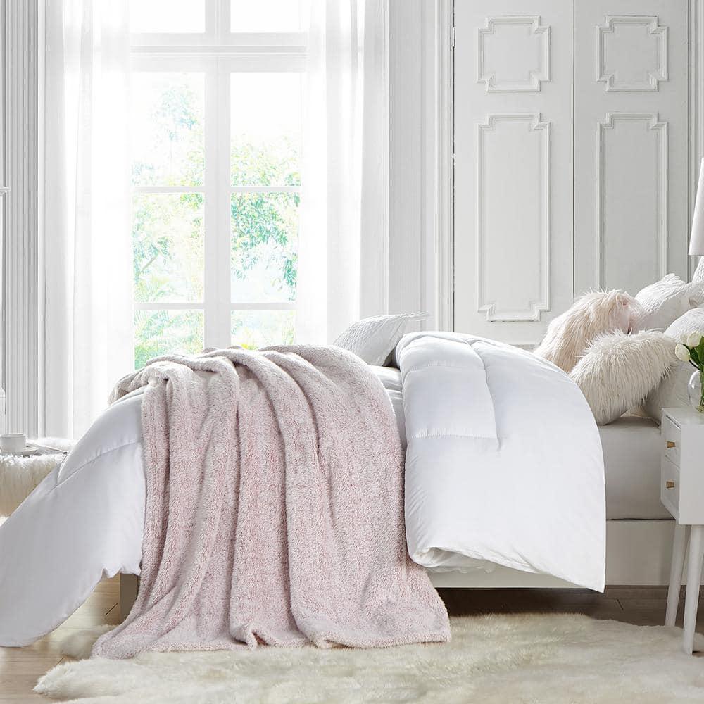 Swift Home Ultra Plush Solid and Frost Tip Throw Blanket