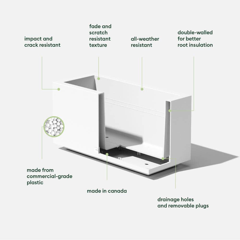 Veradek Block Series Long Box Planter