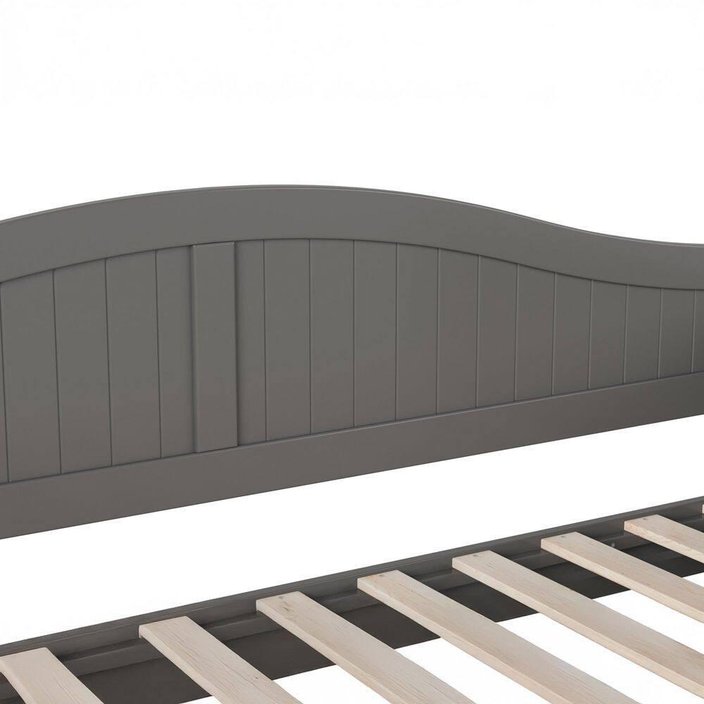 AFI Nantucket Twin Wood Daybed with Set of 2 Drawers in Grey