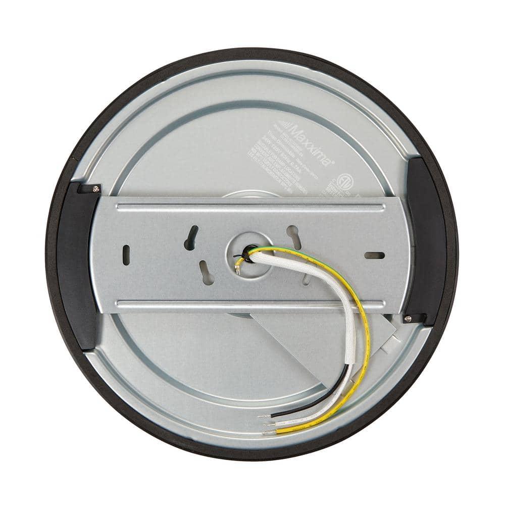 Maxxima 12 in. LED Flush Mount Ceiling Light, 5 CCT Round Panel Light