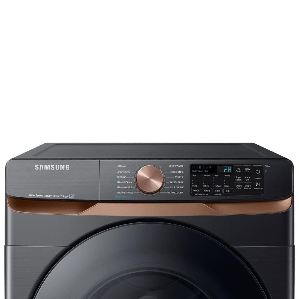 Samsung 5.0 cu. ft. Extra Large Capacity Smart Front Load Washer with Super Speed Wash and Steam