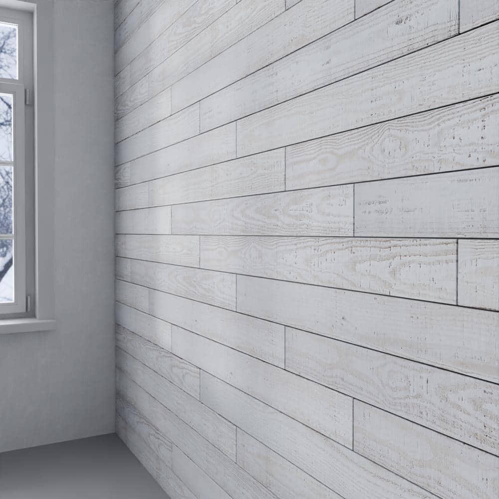 Thermo-Treated 1/4 in. x 5 in. x 4 ft. Barn Wood Wall Planks (10 sq. ft. 6-Pack)