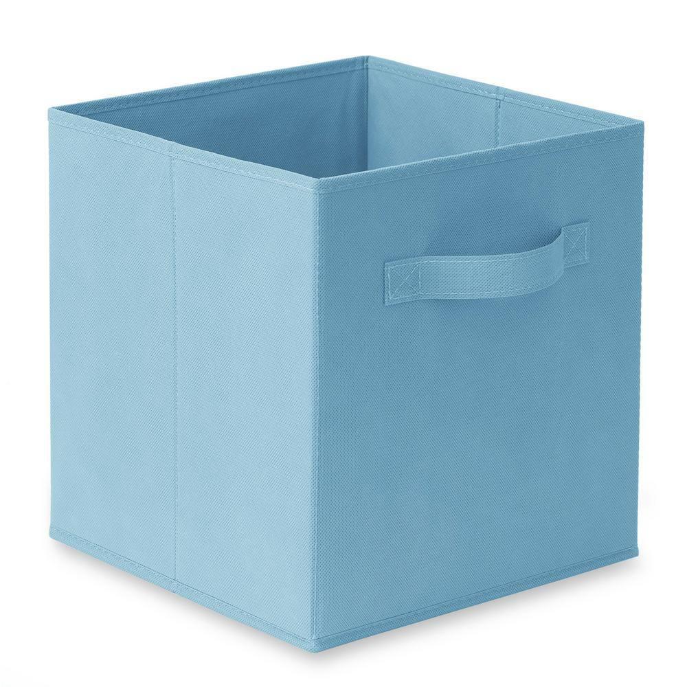 Casafield 10.5" L x 10.5" W x 11" H Collapsible Fabric Cube Storage Bins (Set of 6)