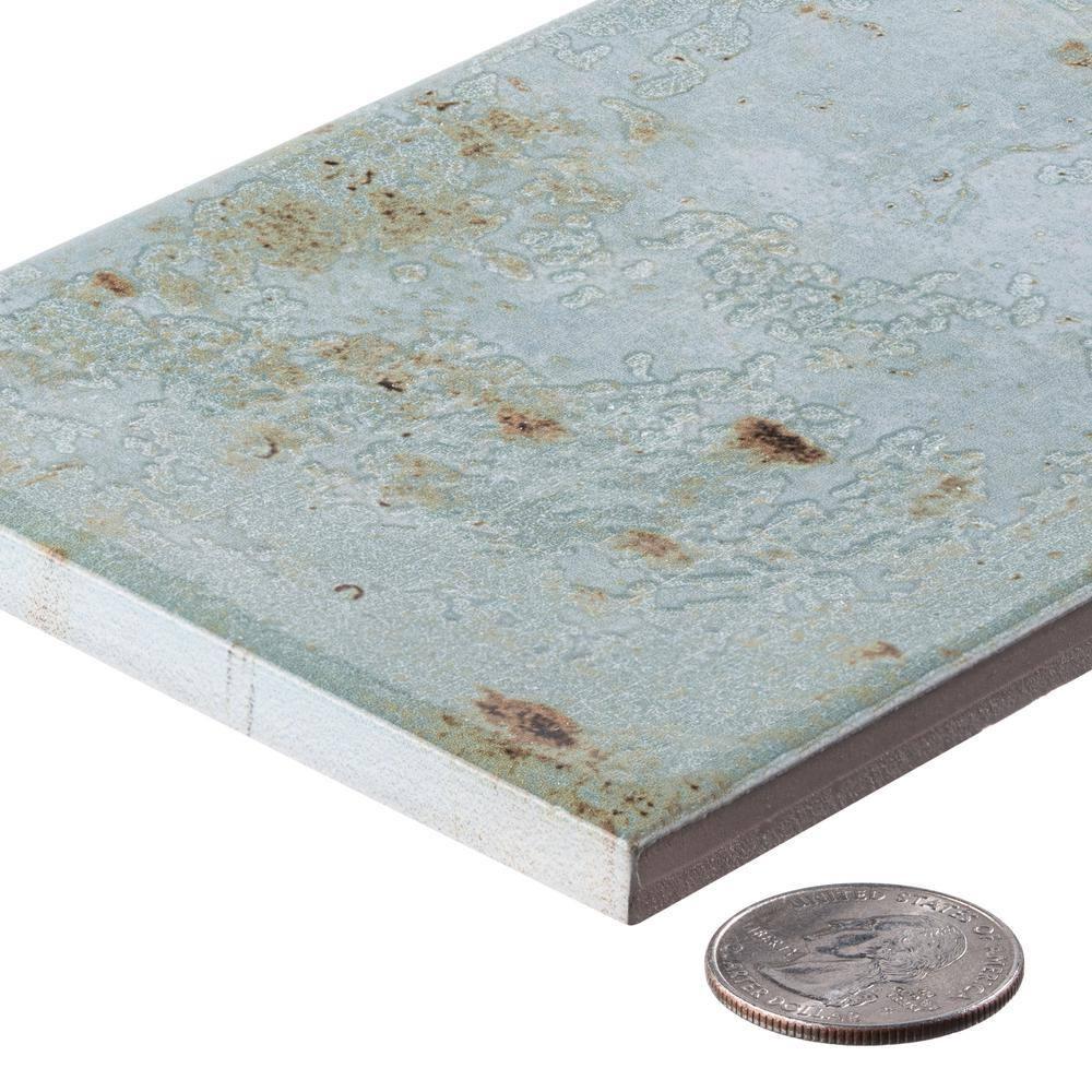 Andova Serenite 4-in. x 16-in. Subway Vintage Look Glazed Porcelain Vintage Wall Tile