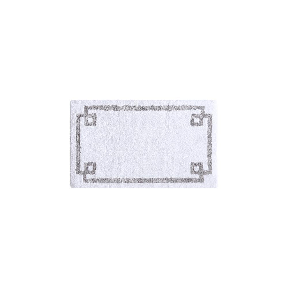 Madison Park 100% Cotton Tufted Bath Rug with Non-Slip Backing