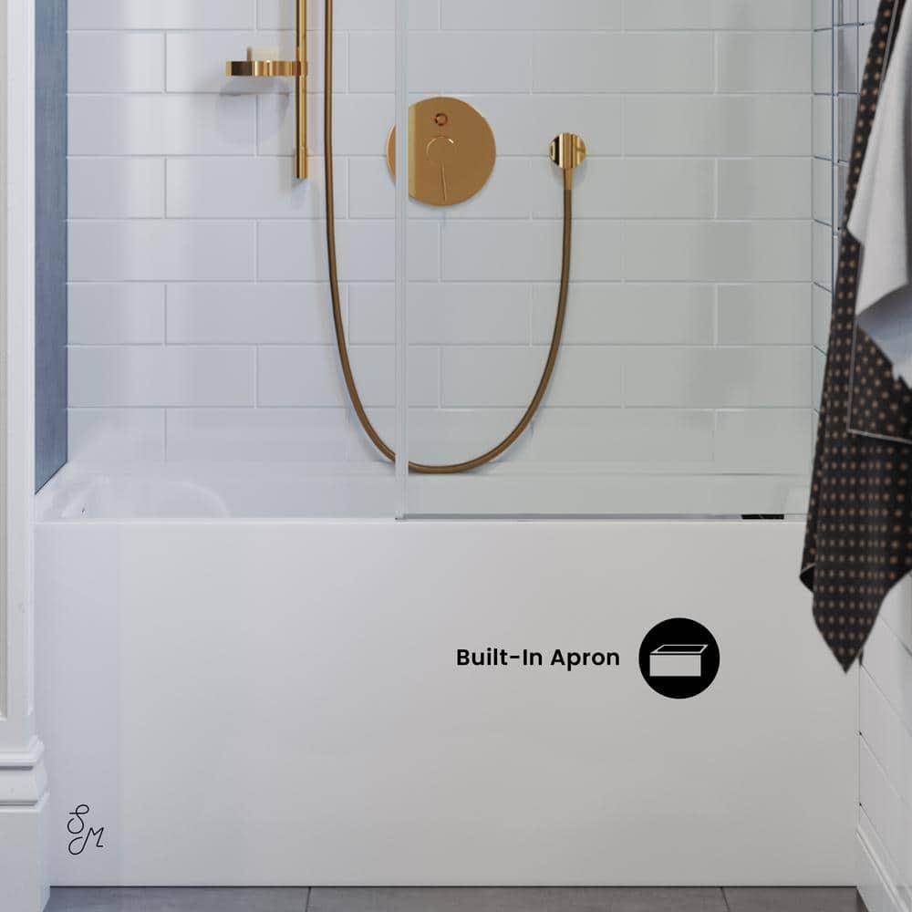 Voltaire 48" x 32" Alcove Bathtub with Apron