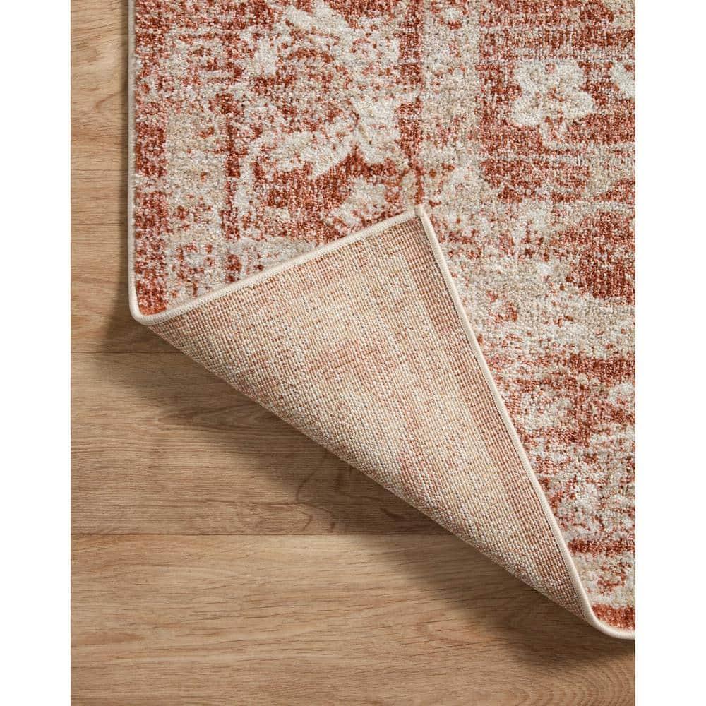 Loloi II Odette Rust / Ivory 2'-3" x 3'-10" Accent Rug