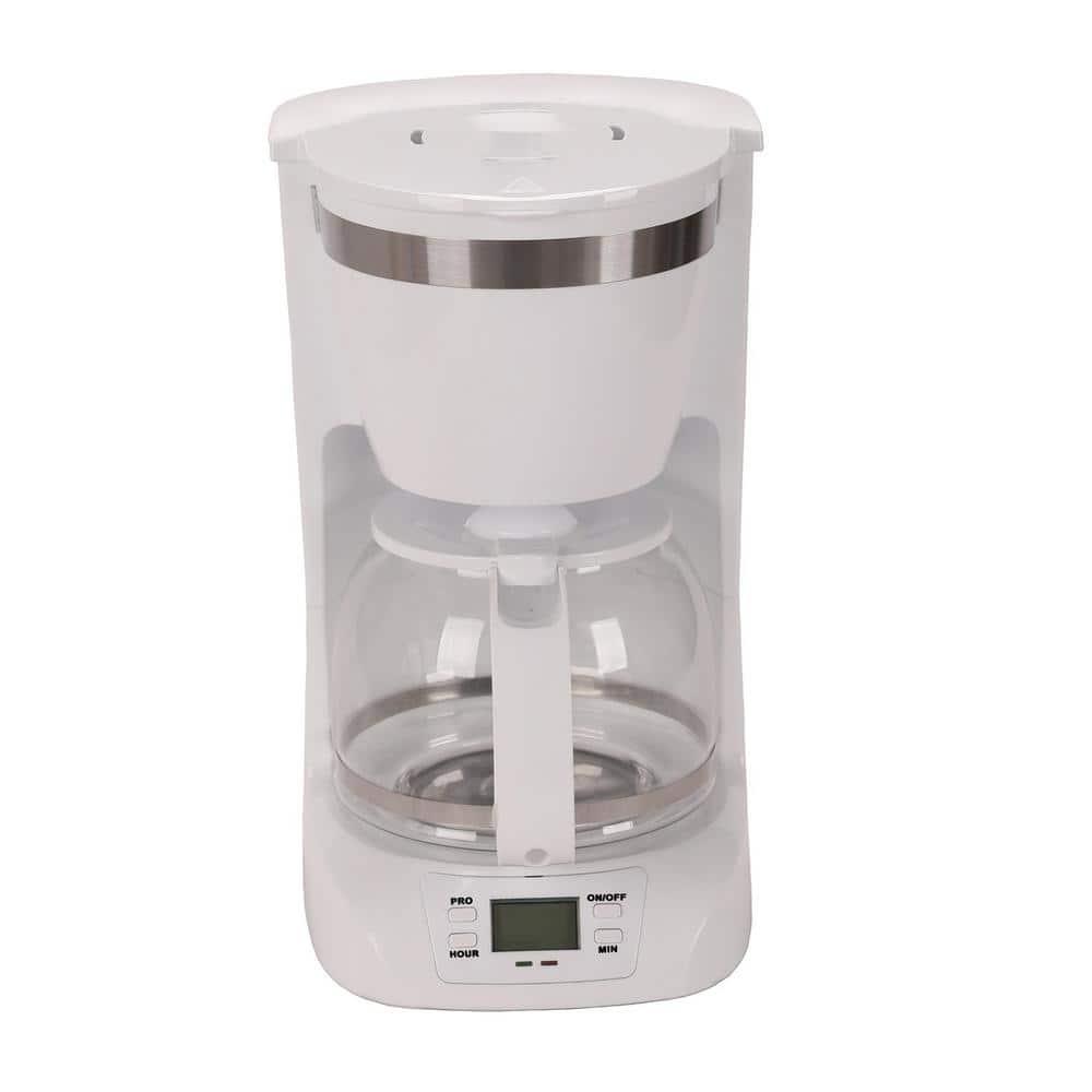 Brentwood 10-Cup Digital Coffee Maker (White)