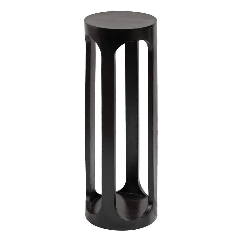 Kate and Laurel Dahl Wood Drink Table, 8x8x23, Black