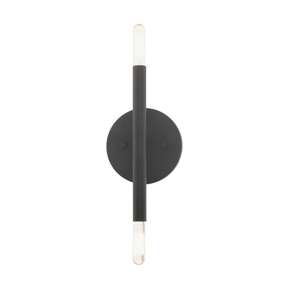 Livex Lighting Copenhagen 2 - Light Wall Light in  Black