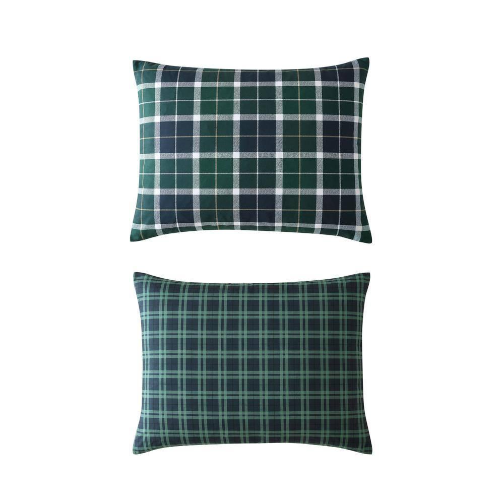 Nautica Costal Plaids Nautica Northsail Plaid Navy Reversible Duvet Cover Set