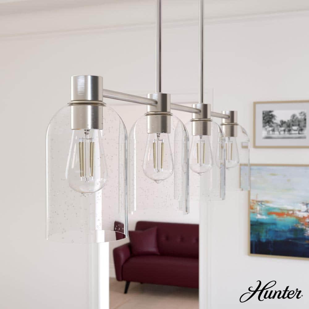 Hunter Fan Lochemeade 4 Light Linear Cylinder Pendant