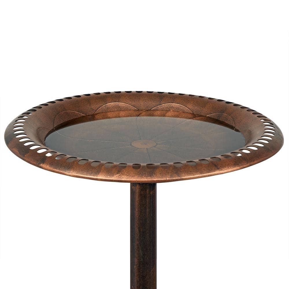 Alpine Pedestal Birdbath with Scrollwork Base and Stakes & Reviews | Wayfair