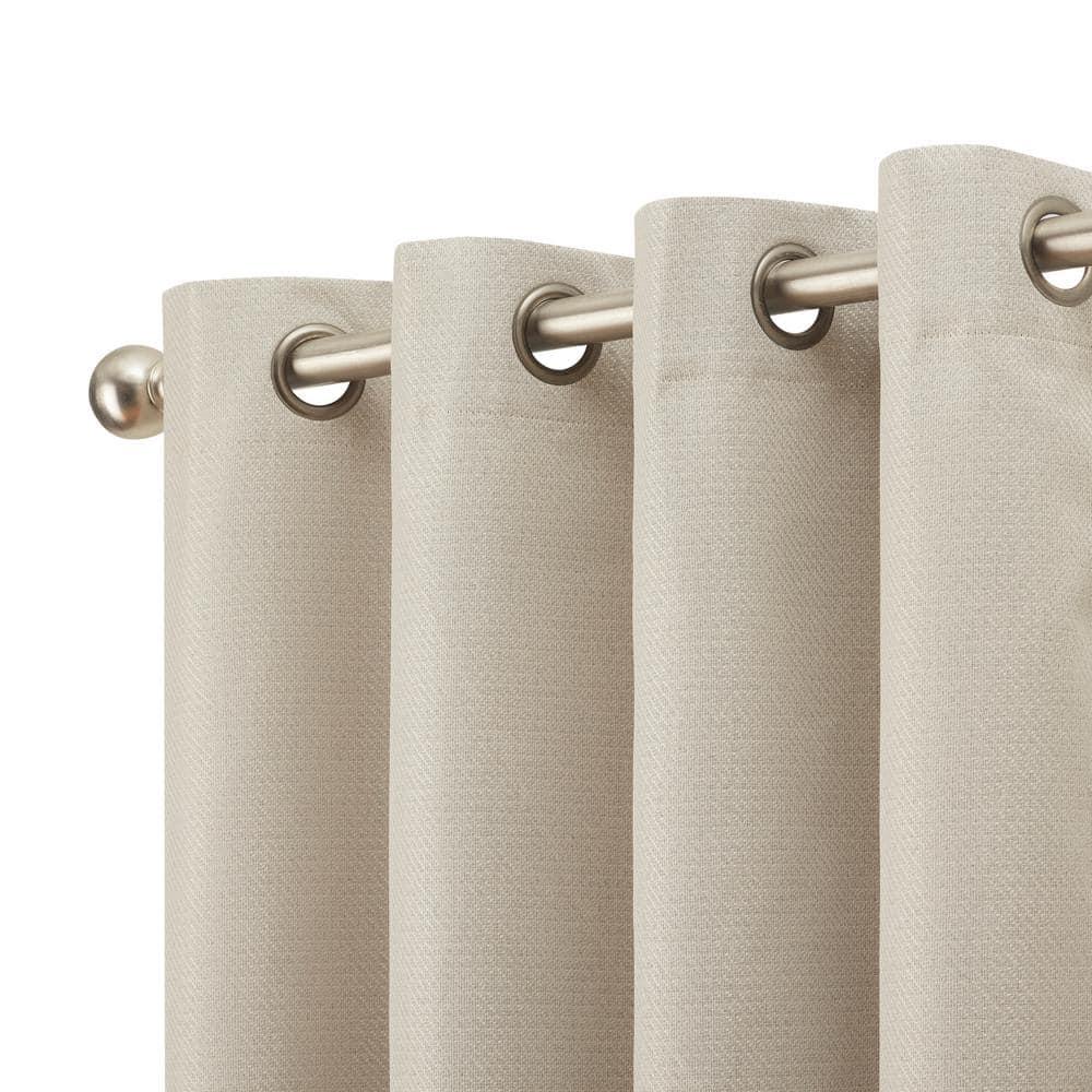 Nautica Nautica Synthetic Solid Color Blackout Thermal Rod Pocket Curtain Panels (Set of 2)