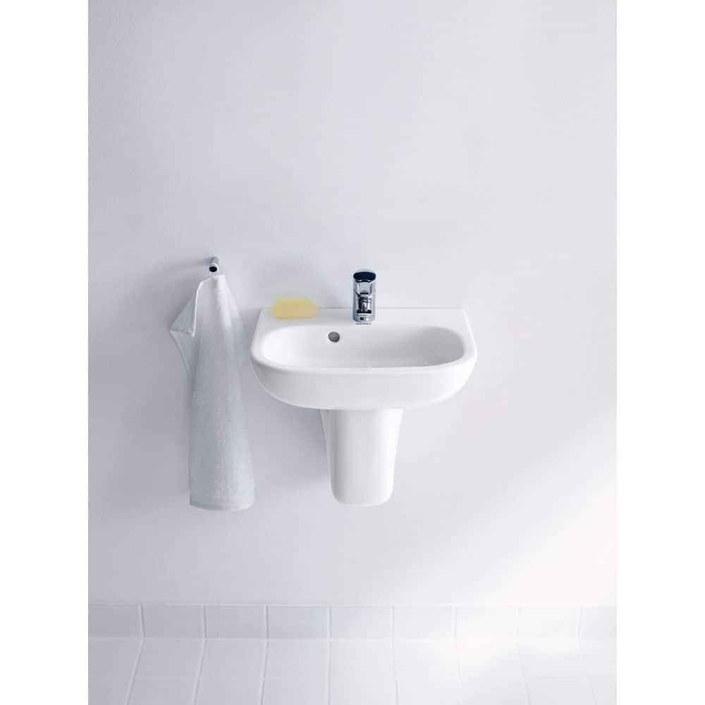 D-Code Ceramic 18" Bathroom Sink with Overflow
