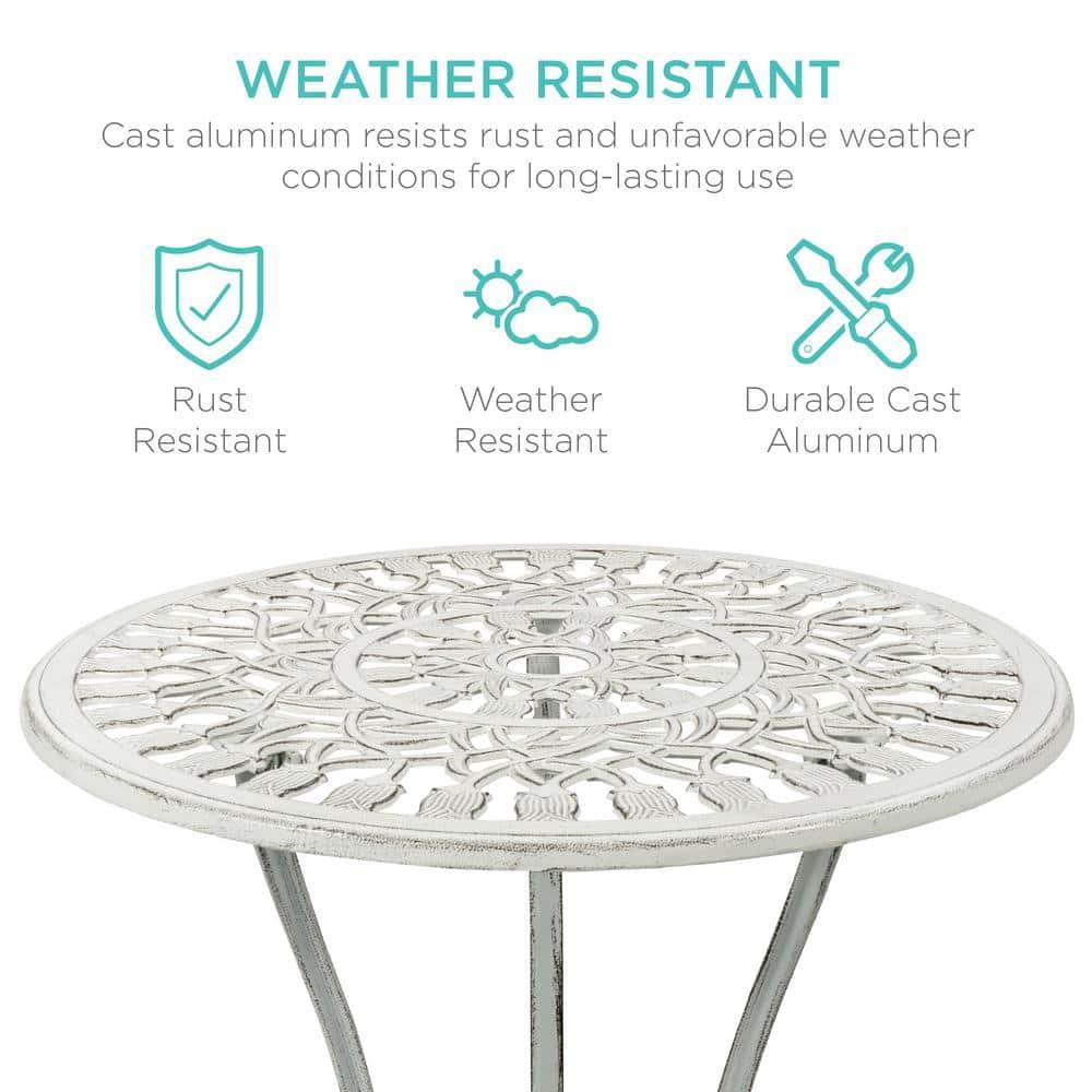 Fleur De Lis Living Stambaugh 2 - Person Patio Dining Set with Round Table