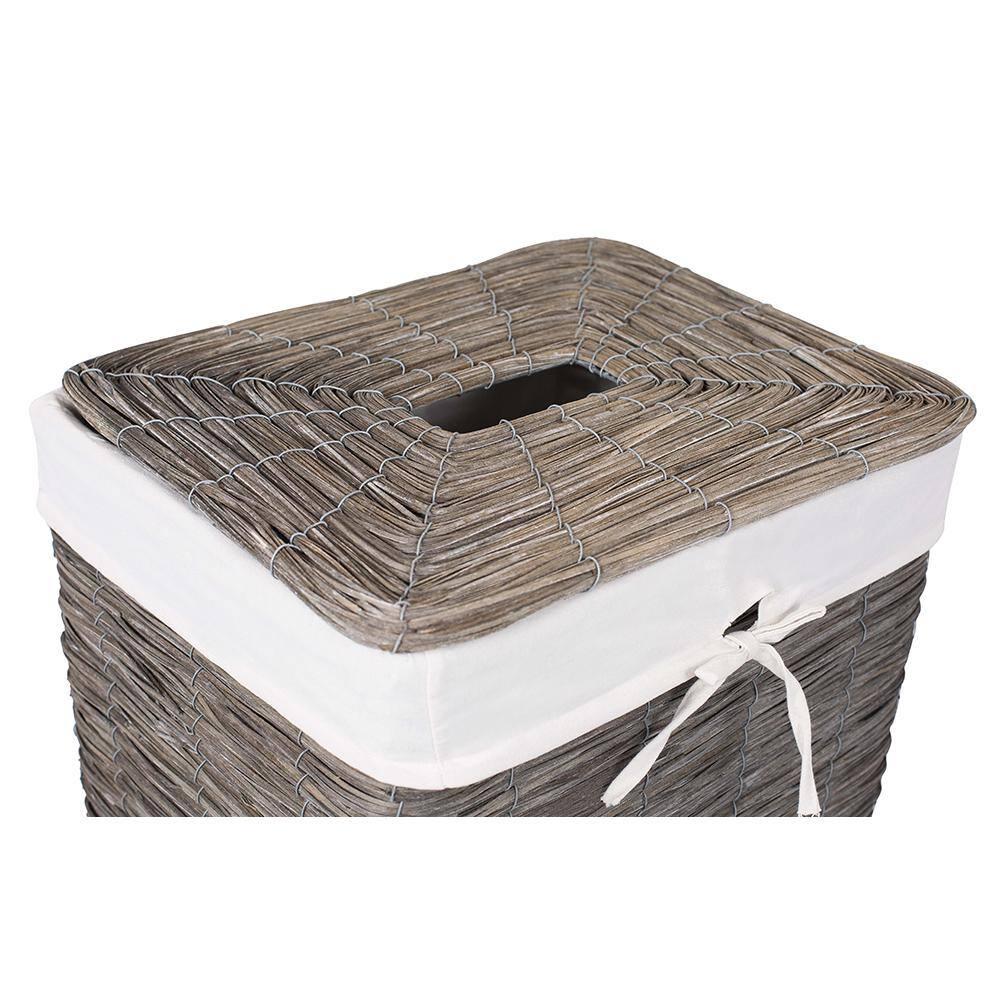 BirdRock Home Wicker Laundry Hamper with Handles