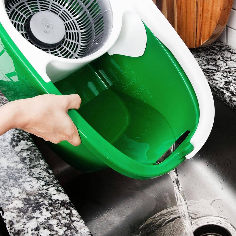 Libman Tornado Spin Mop and Bucket System | All-in-One Floor Cleaning Kit with Advanced Microfiber Head