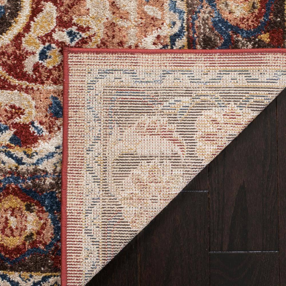 Bijar BIJ648 Power Loomed Indoor Area Rug - Brown/Rust - 5'3"x7'6" - Safavieh