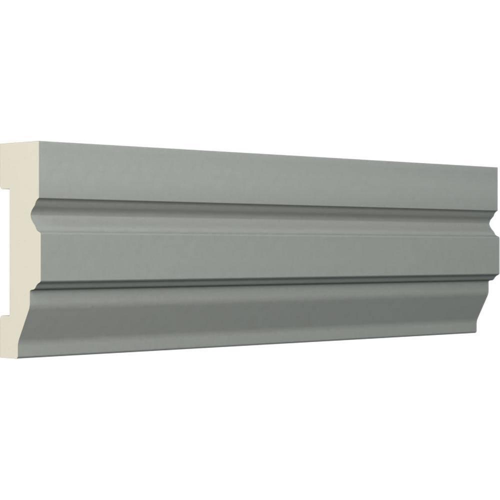 Ekena Millwork Endurathane Hillsborough Window & Door Casing, 2 5/8"H x 5/8"P x 94 1/2"L, Factory Primed