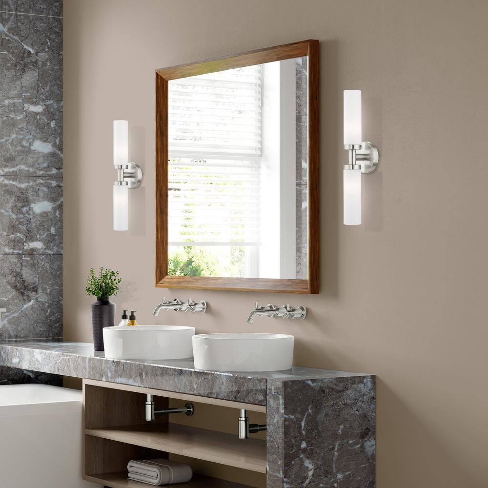 Livex Lighting Aero 2 - Light Vanity in  Brushed Nickel