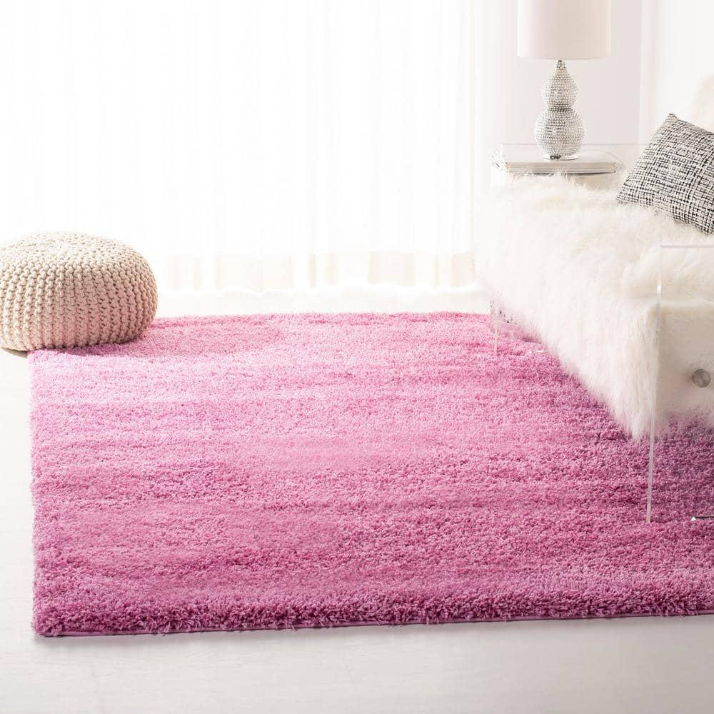 Shag SG151 Power Loomed Indoor Area Rug - Pink - 4'x6' - Safavieh.