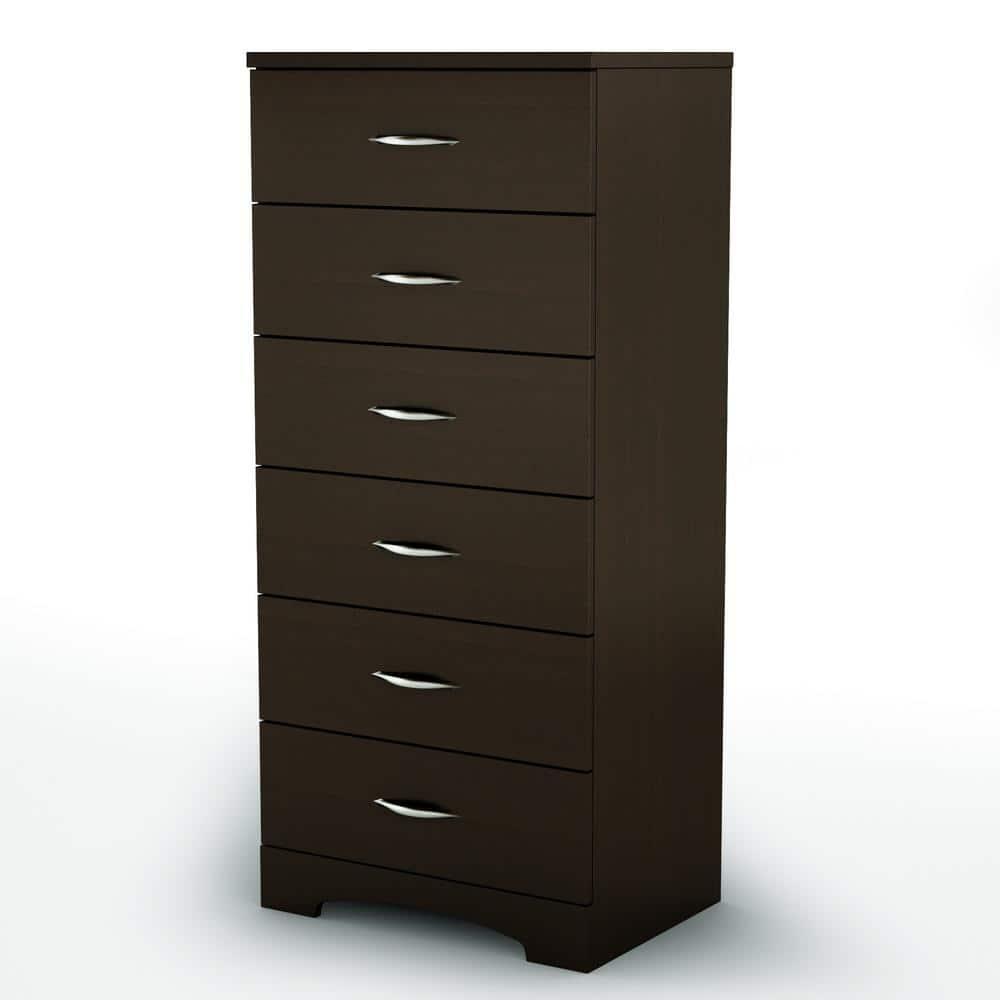 South Shore Step One, Contemporary Chest, Brown