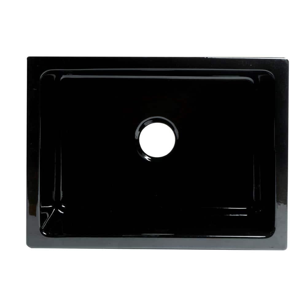 24'' L Farmhouse / Apron Single Bowl Fireclay Kitchen Sink