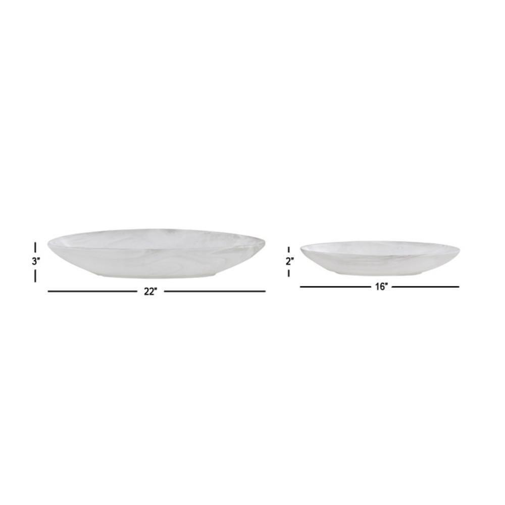 Contemporary 2-Piece Porcelain Pot Planter Set