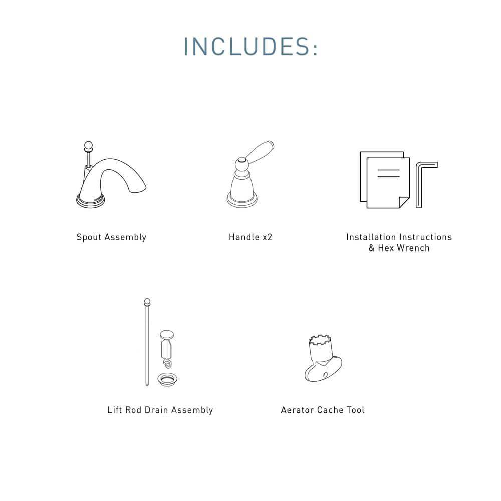 Moen Brantford Widespread Bathroom Faucet