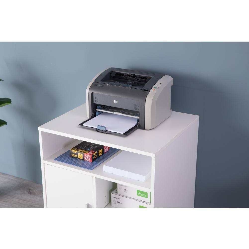 Basicwise 26'' H x 23.75'' W 1 Printer Stand with Wheels