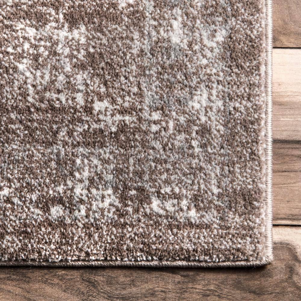Nuloom Verona Oriental/Persian 4x6 Indoor Area Rug for Living Room Bedroom Dining Room Kitchen, Brown/Off White