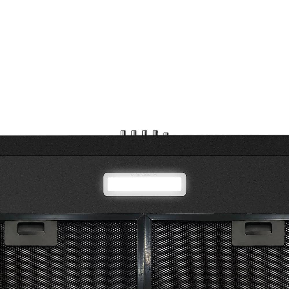 Streamline Cosenza 30" 80 Cubic Feet Per Minute Convertible Under Cabinet Range Hood with Mesh Filter and Light Included