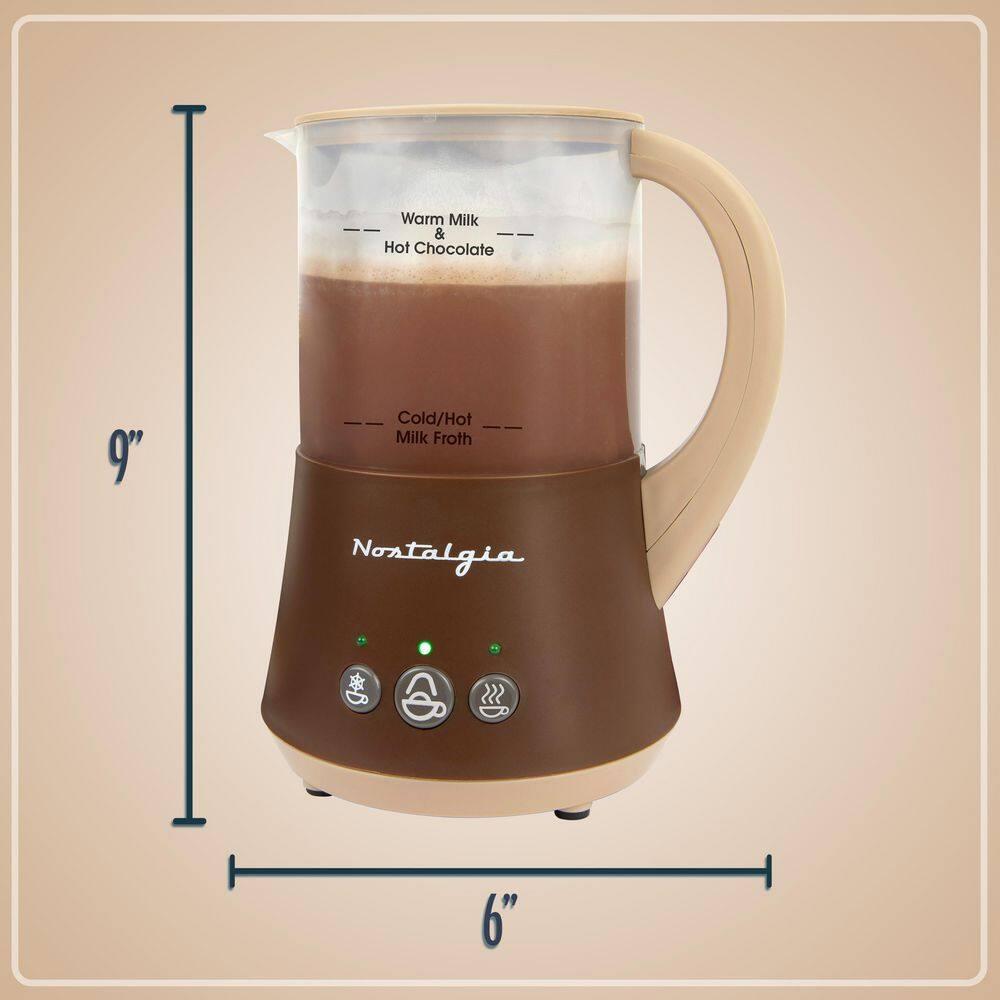 Nostalgia Nostalgia FHCM4BR Frother & Hot Chocolate Maker
