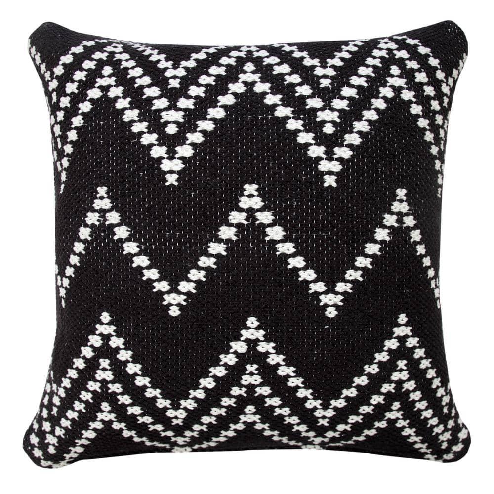 Evette Rios Textured Cotton Throw Pillow