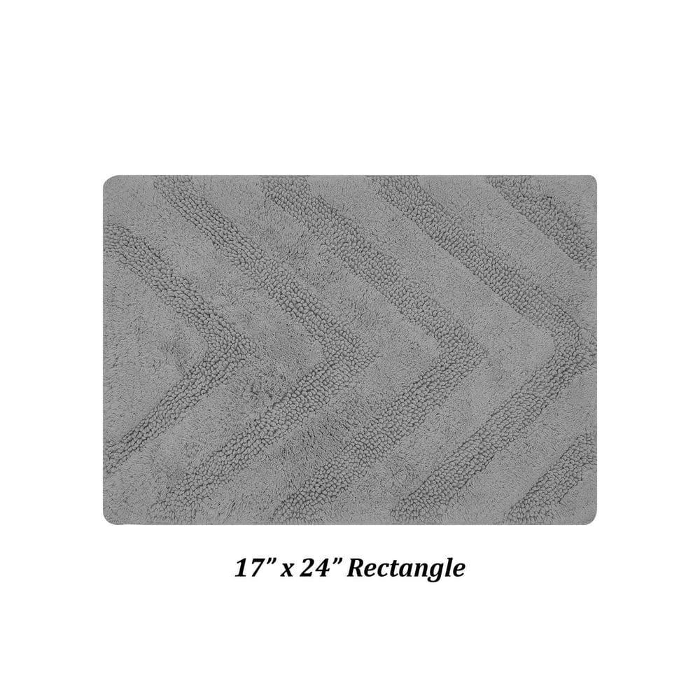 Better Trends Kus Corrigan 100% Cotton Machine Washable Anti-Skid Bathroom Rug