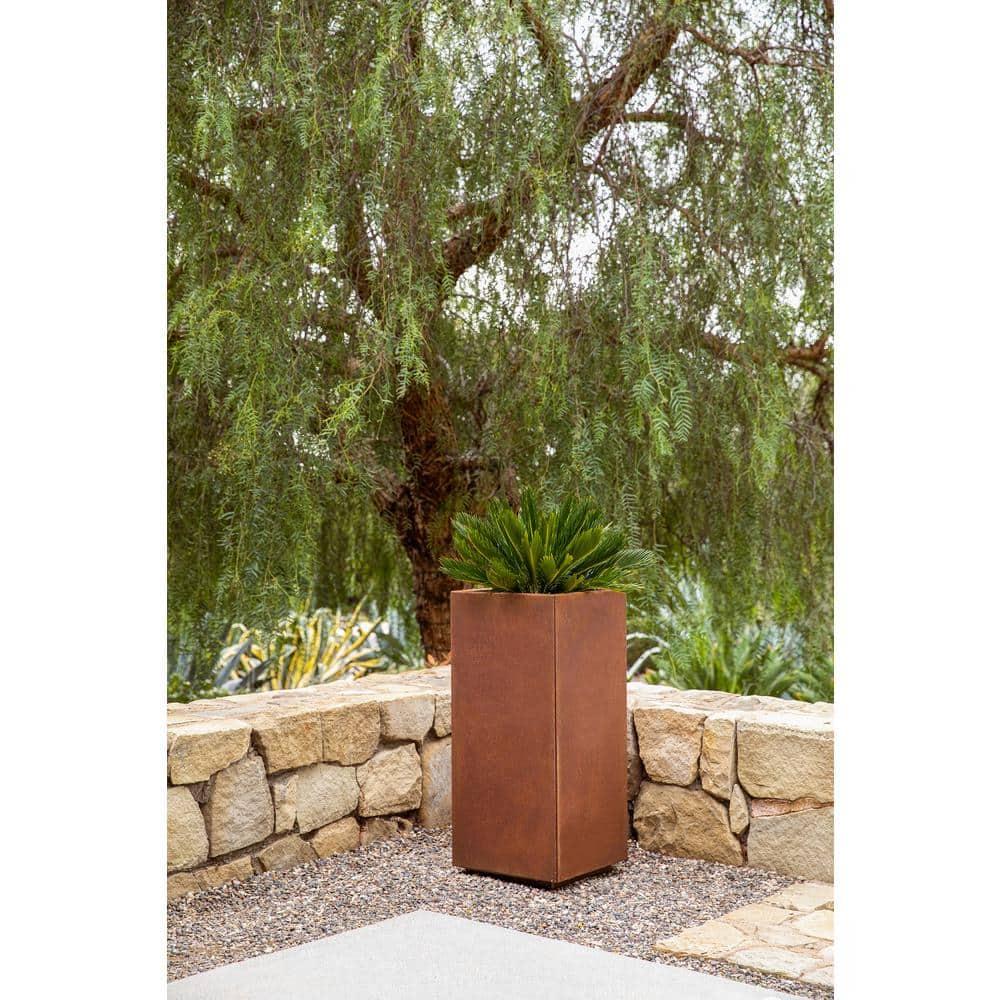 Corten Steel Series Pedestal Planter