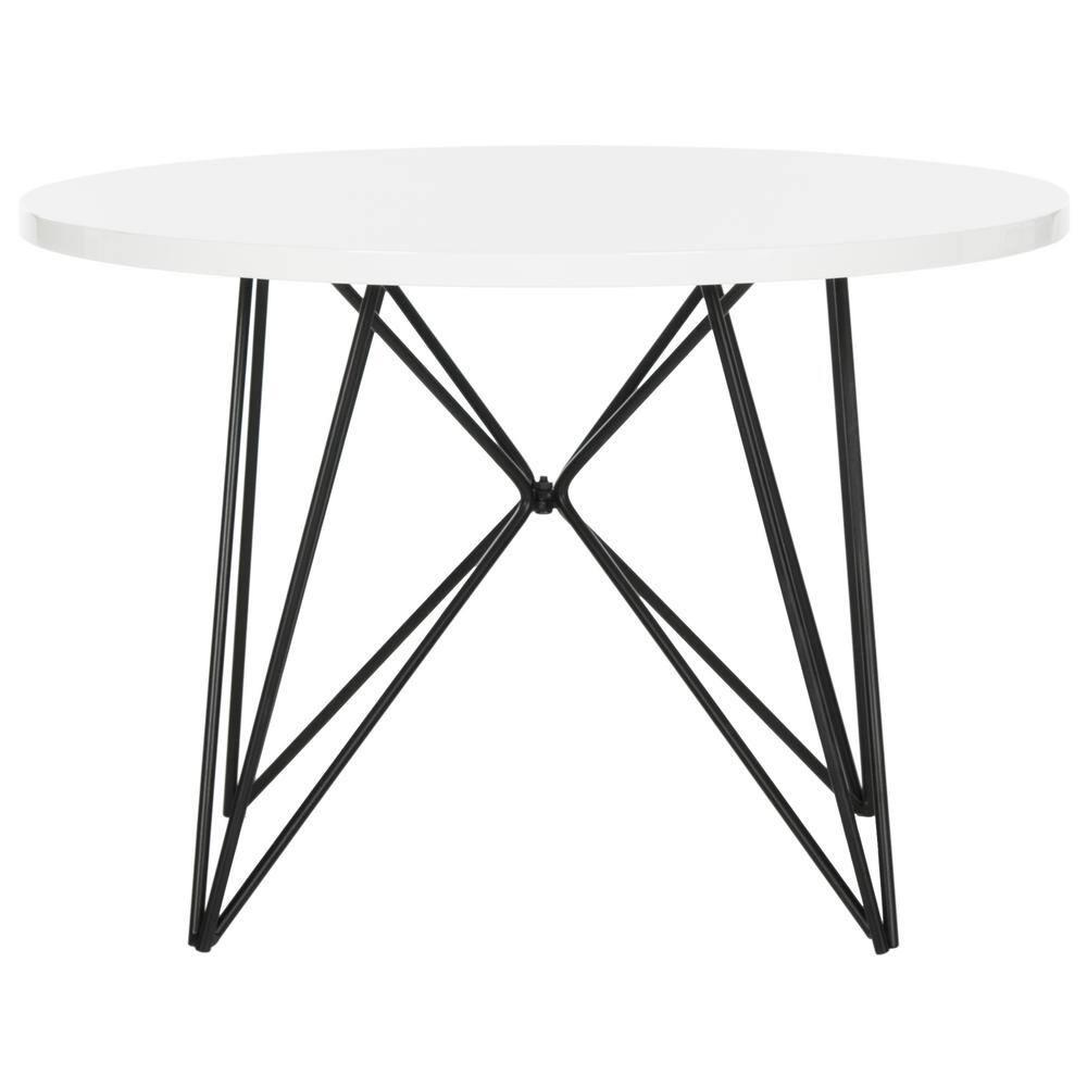 Vida End Table - White - Safavieh.