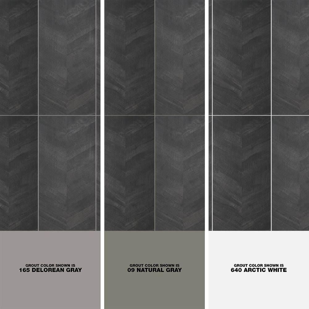 Chevron 24 in. x 48 in. Matte Porcelain Floor and Wall Tile (15.49 Sq. Ft. / Case)