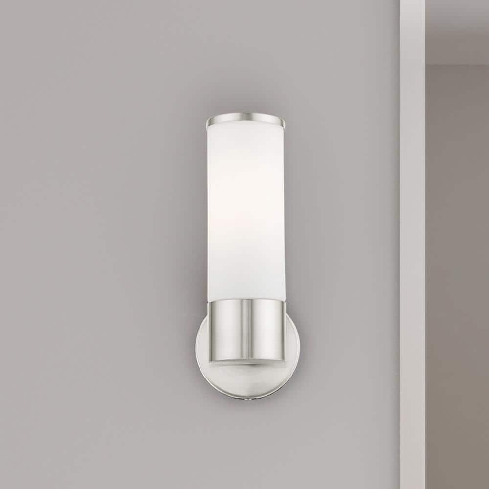 Livex Lighting Lindale 1 - Light Sconce in  Brushed Nickel