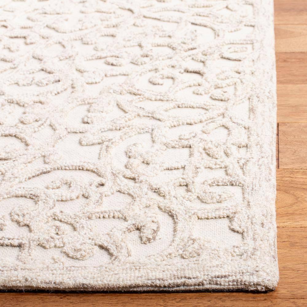 Trace TRC103 Hand Tufted Accent Rug - Camel/Ivory - 2'3"x4' - Safavieh.