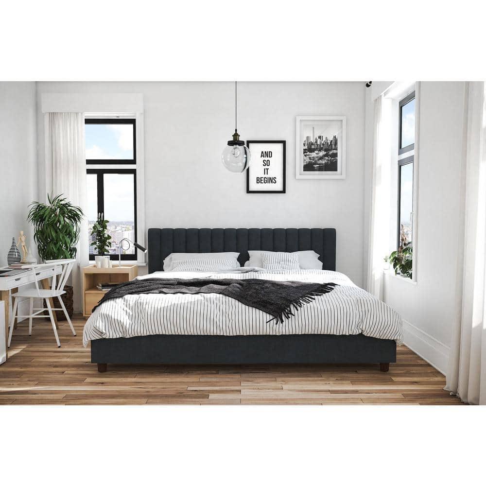 Brittany Tufted Upholstered Platform Bed