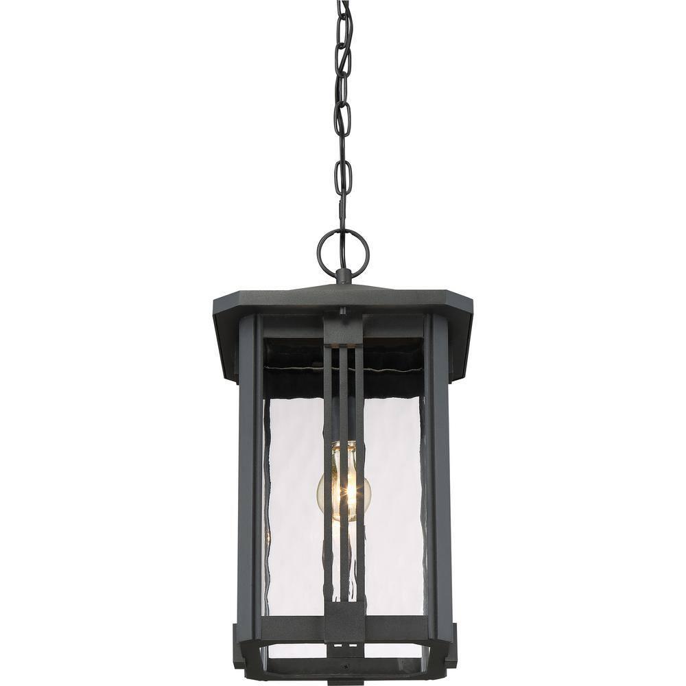 Quoizel Lighting Everglade 1 - Light Pendant in  Earth Black